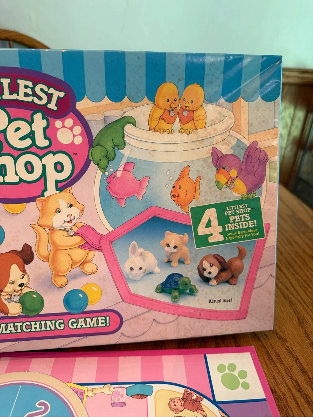 Littlest Pet Shop: A Fun Matching Game - COMPLETE Milton Bradley 1993 BAD BOX